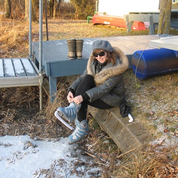 Sicily Fur hood Puffer Winter Parka Leather Details Similar To Mackage - Picture 2 of 15